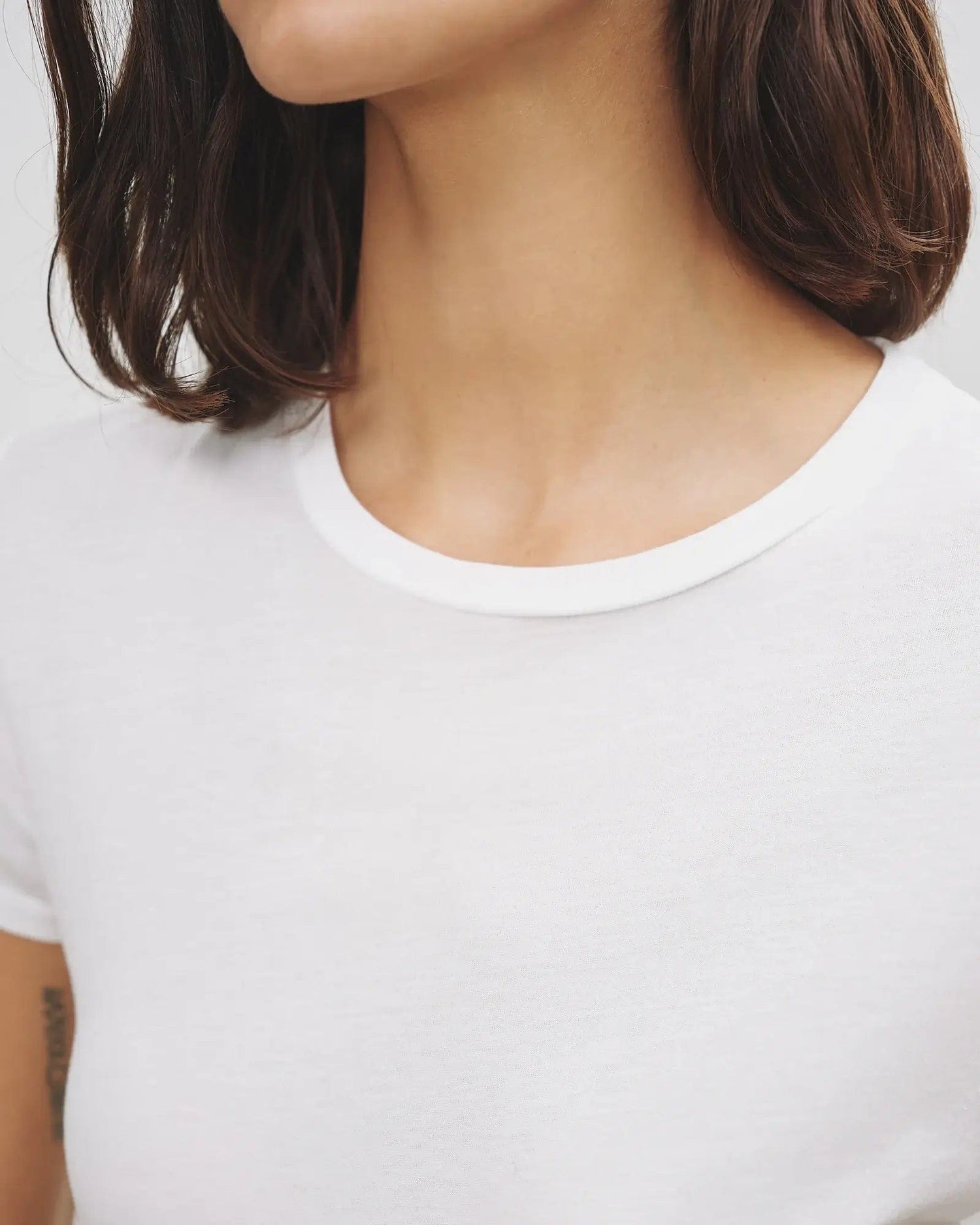 Nili Lotan Blouses Nili Lotan - Lana Crew neck Tee in White