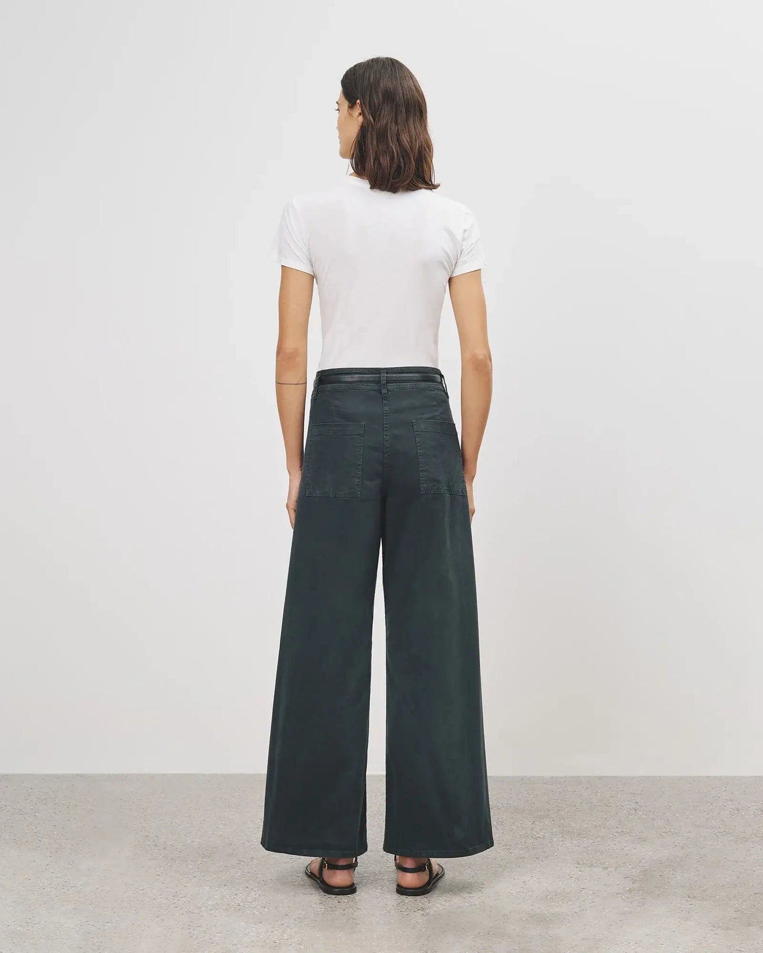 Nili Lotan Blouses Nili Lotan - Lana Crew neck Tee in White