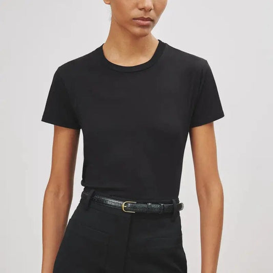 Nili Lotan Blouses Nili Lotan - Mariela Crewneck Tee in Black
