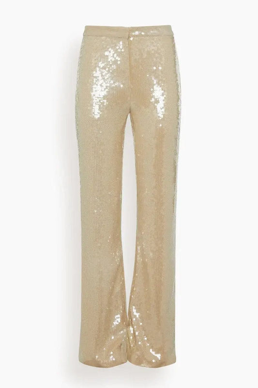 Nili Lotan Pants 2 Nili Lotan - Yseult Sequins Pant in Khaki