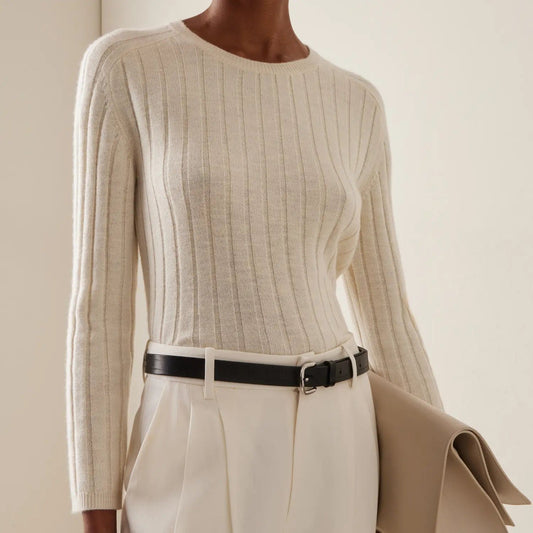 Nili Lotan Shirts & Tops Nili Lotan - Alise Sweater in Ivory