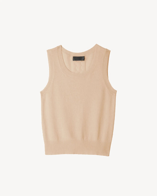 Nili Lotan Sweater L Nili Lotan - May Sweater Tank in Taupe