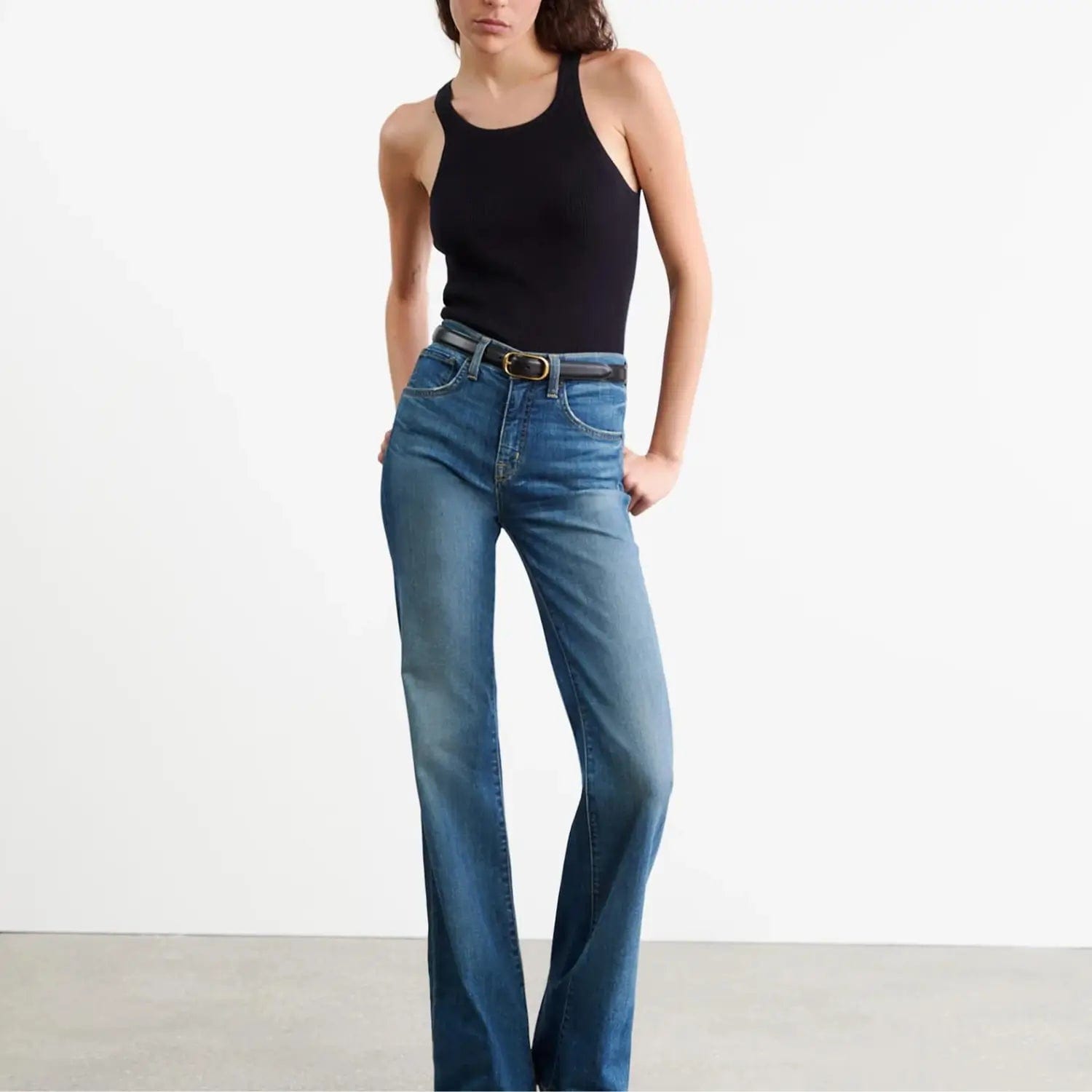 Nili Lotan Sweater Nili Lotan - Lottie Knit Tank in Dark Navy