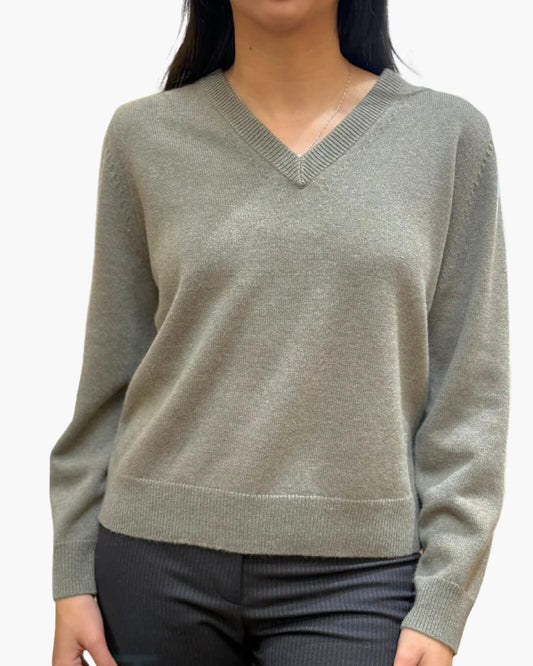 Nili Lotan Sweater Nili Lotan - Priya Sweater in Light Army Green