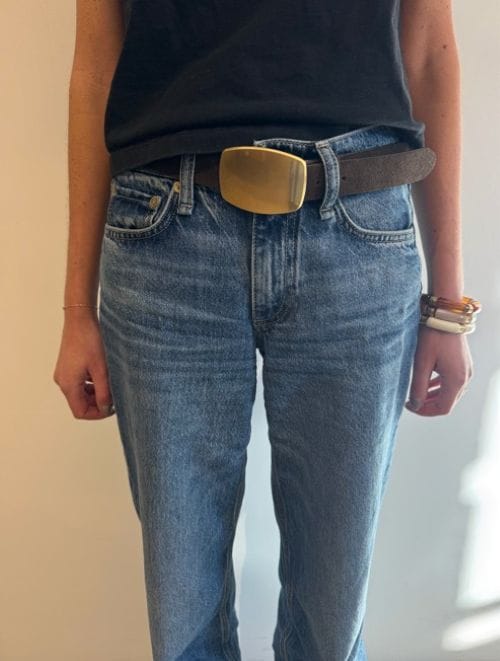 Rag & Bone Belts Rag & Bone - Wyatt belt in dark espresso