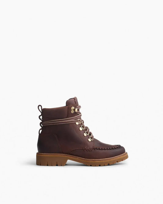Rag & Bone Boots Rag & Bone - Cameron Leather Hiking Boots in Mocha
