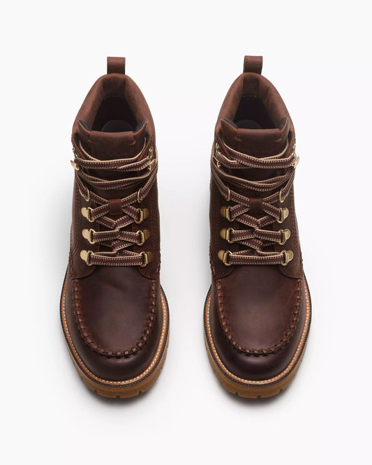 Rag & Bone Boots Rag & Bone - Cameron Leather Hiking Boots in Mocha