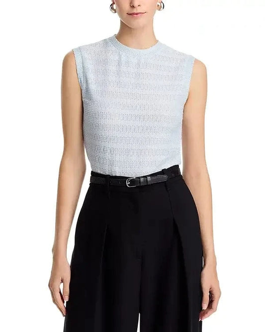 Rag & Bone Cardigan Rag & Bone - Julia Muscle Top in Light Blue