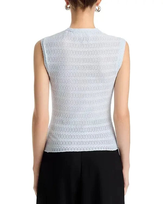 Rag & Bone Cardigan Rag & Bone - Julia Muscle Top in Light Blue