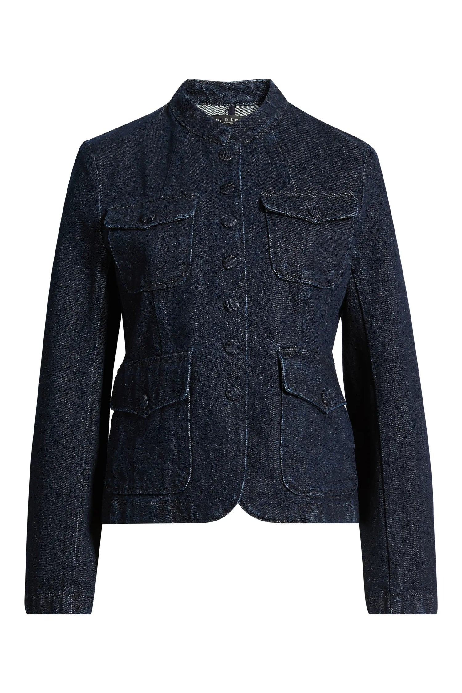 Rag & Bone Coats & Jackets Rag & Bone - Mercer cotton Denim blazer in Dark Rinse