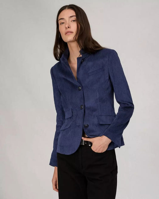 Rag & Bone Jackets Rag & Bone - Slade Cord Blazer in Navy