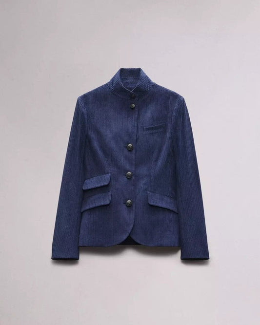 Rag & Bone Jackets Rag & Bone - Slade Cord Blazer in Navy
