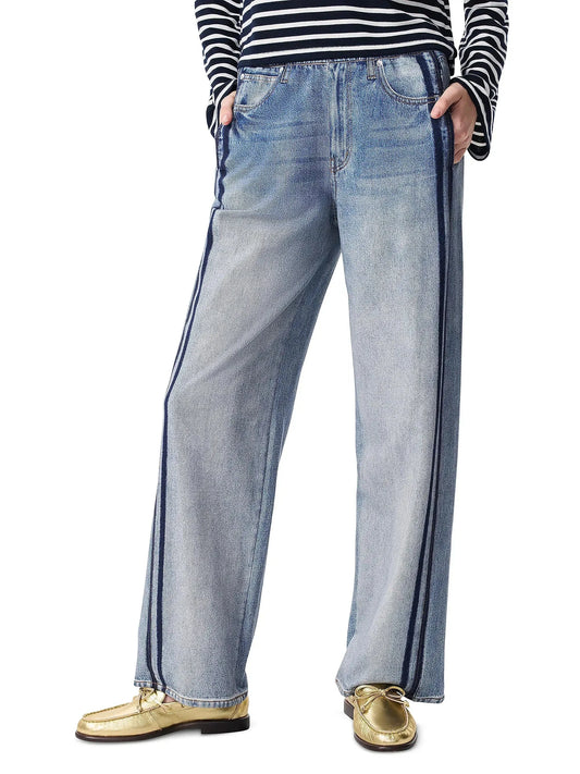 Rag & Bone Jeans Rag & Bone - Miramar Wide Leg Track Pant in Coney