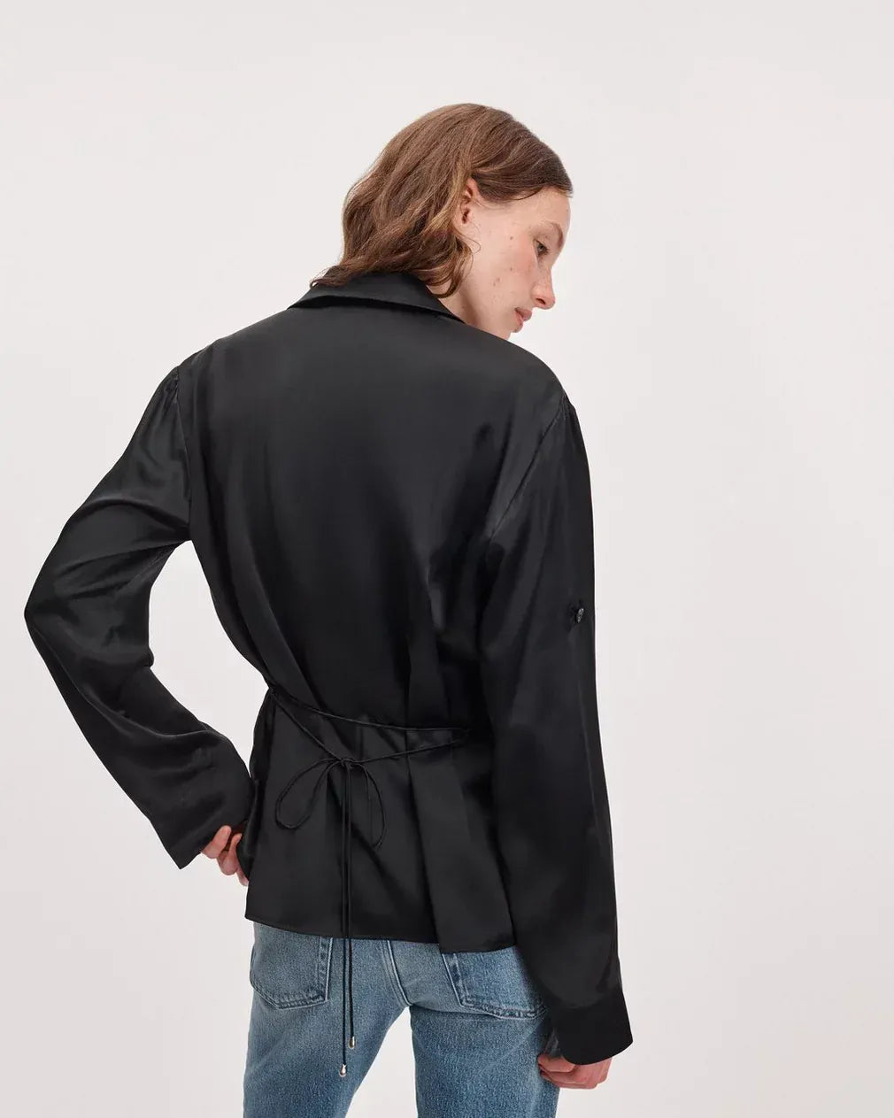 Rag & Bone Shirts & Tops Rag & Bone - Sonny Silk Blouse in Black