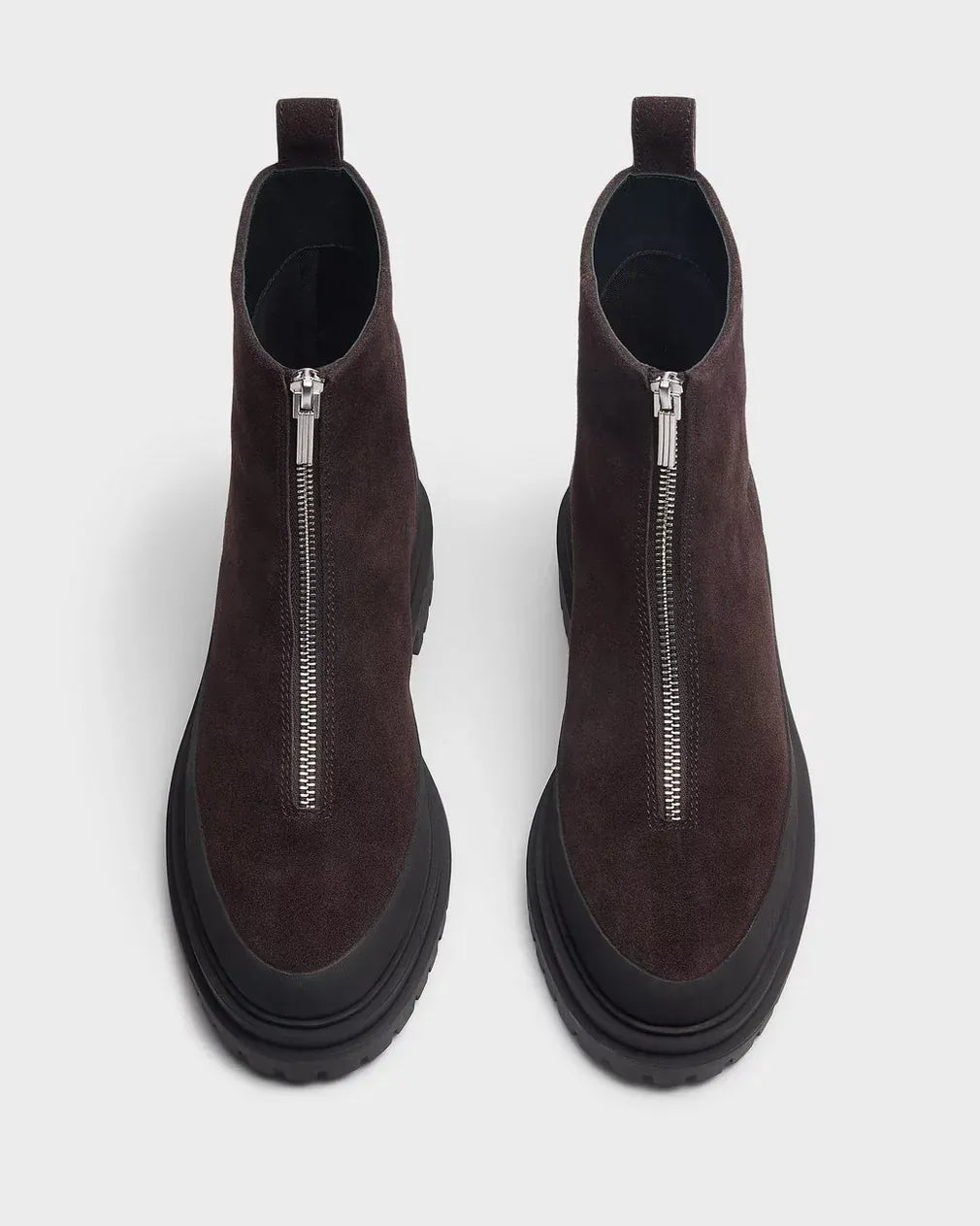 Rag & Bone Shoes Rag & Bone - Bedford Zip boot in Dark chocolate suede