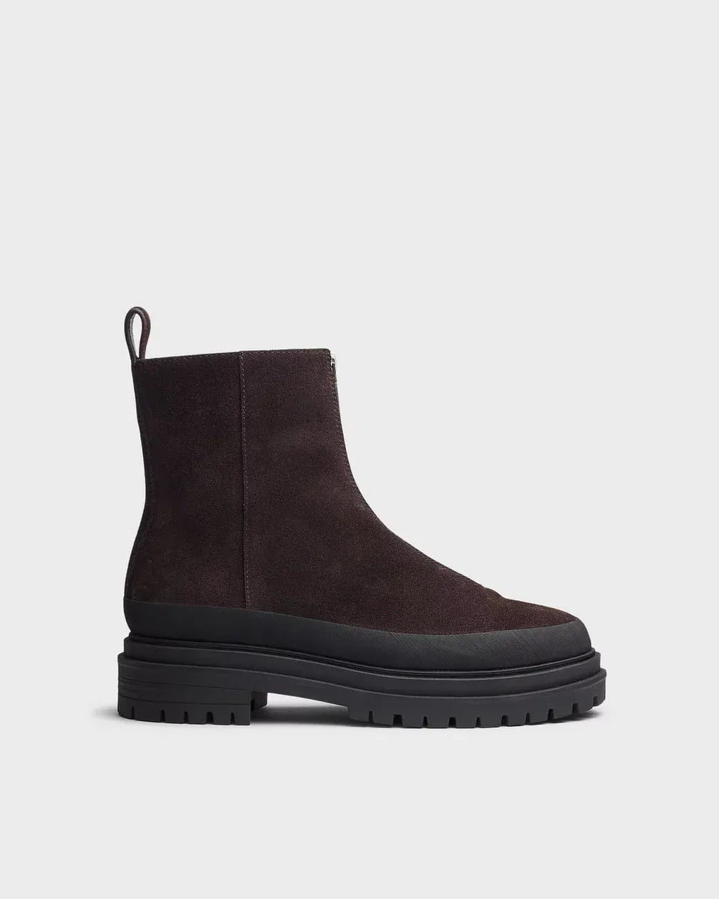 Rag & Bone Shoes Rag & Bone - Bedford Zip boot in Dark chocolate suede