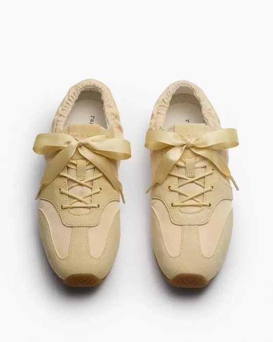 Rag & Bone Shoes Rag & Bone - Emilee Ballet runner sneakers in butter yellow