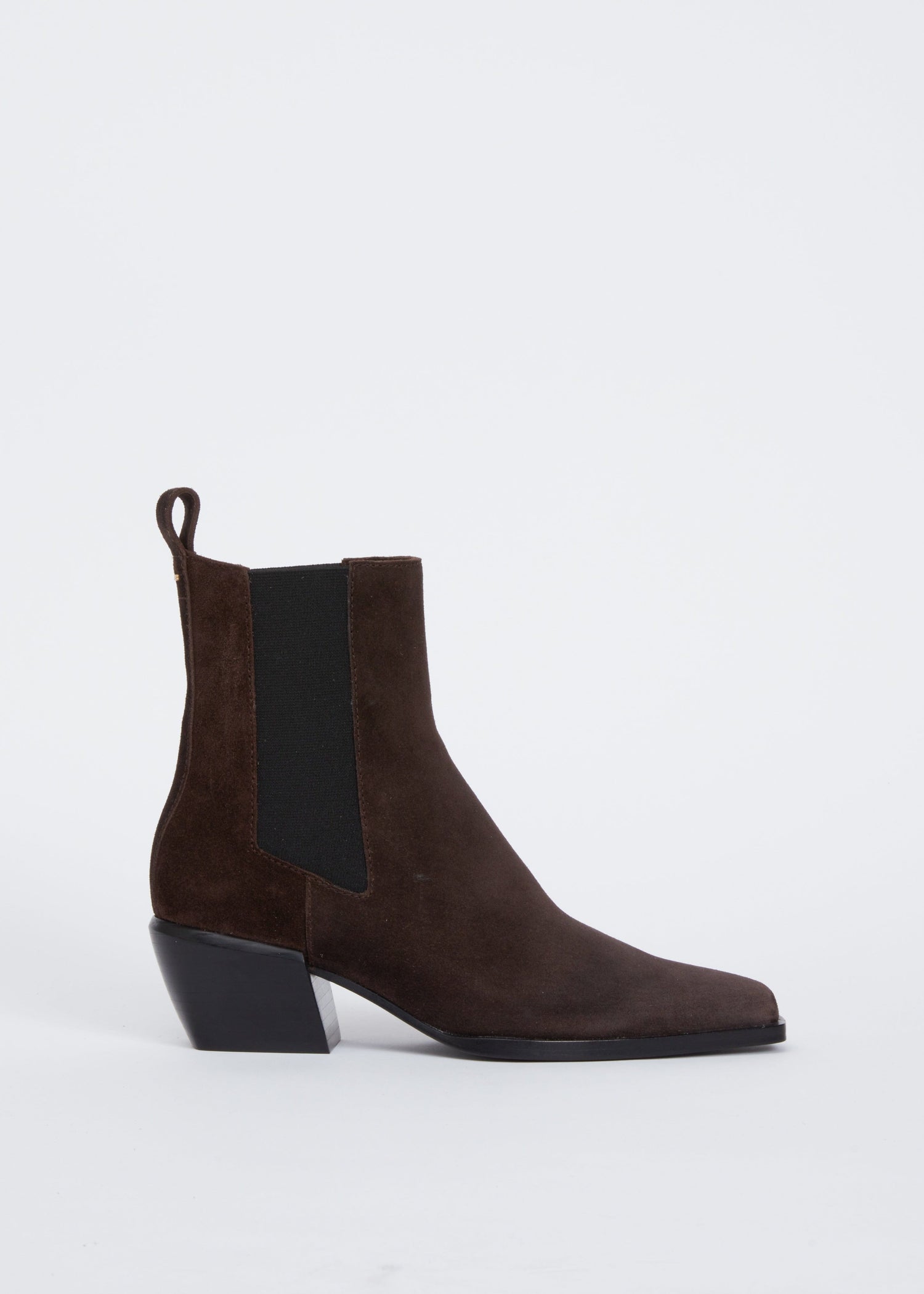 Rag & Bone Shoes Rag & Bone - Joni Italian Suede Chelsea Boots in Dark chocolate suede