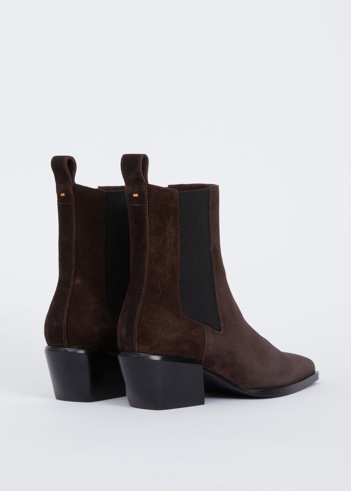 Rag & Bone Shoes Rag & Bone - Joni Italian Suede Chelsea Boots in Dark chocolate suede