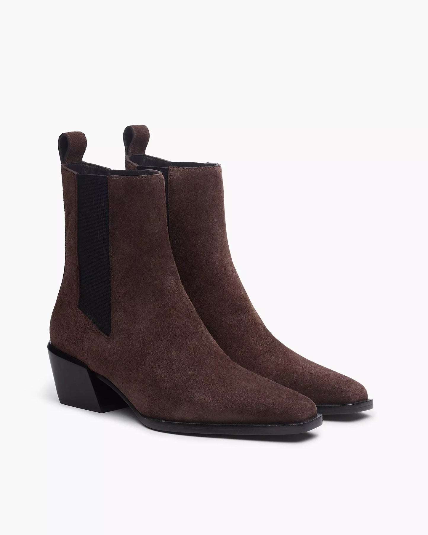 Rag & Bone Shoes Rag & Bone - Joni Italian Suede Chelsea Boots in Dark espresso