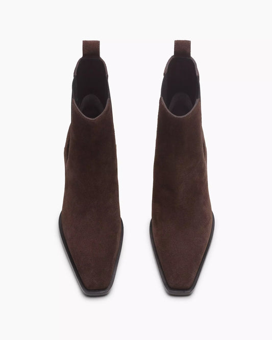 Rag & Bone Shoes Rag & Bone - Joni Italian Suede Chelsea Boots in Dark espresso