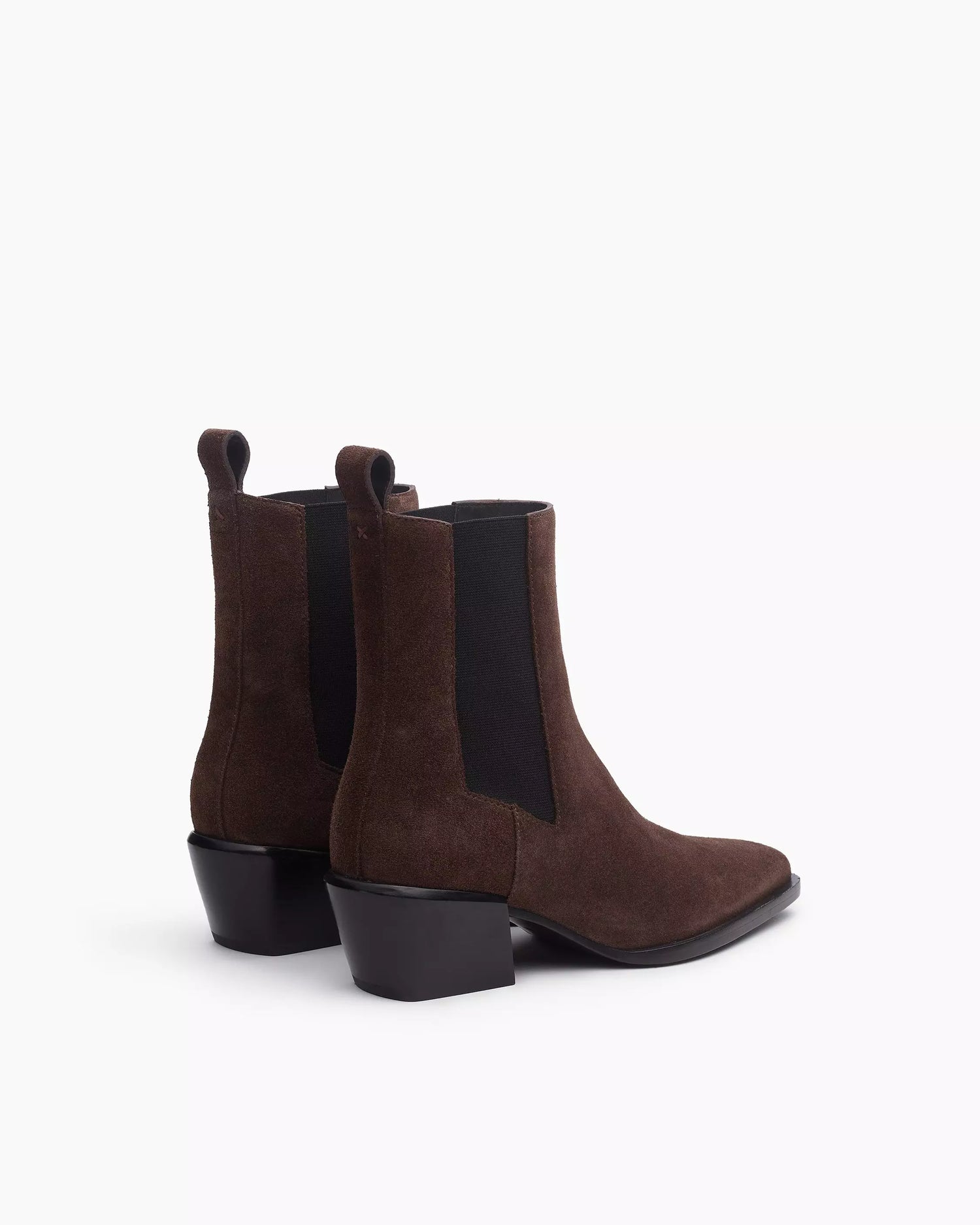 Rag & Bone Shoes Rag & Bone - Joni Italian Suede Chelsea Boots in Dark espresso