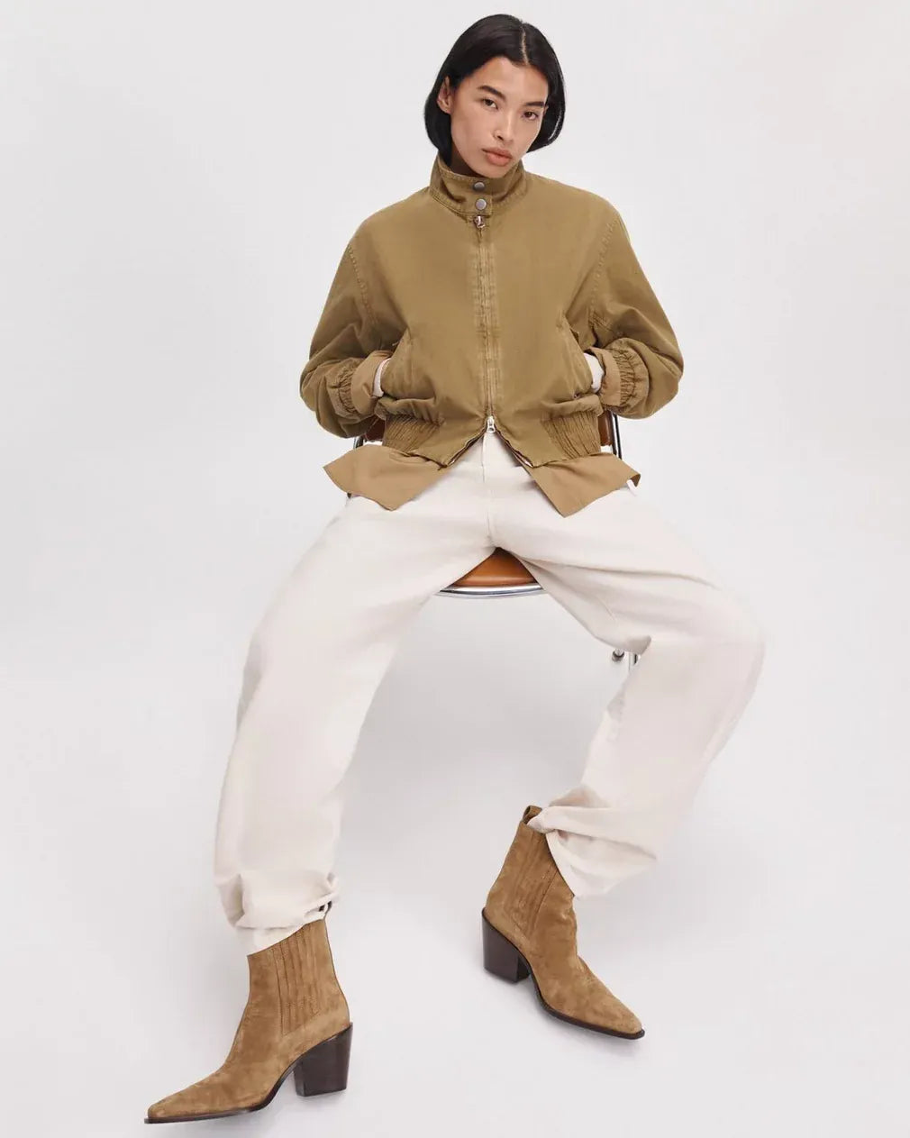 Rag & Bone Shoes Rag & Bone - Newbury suede Chelsea boot in dijon suede