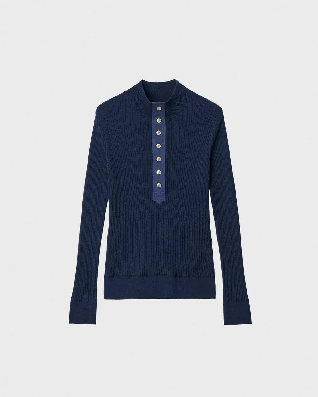 Rag & Bone sweaters Rag & Bone - Lucy merino wool henley in Navy
