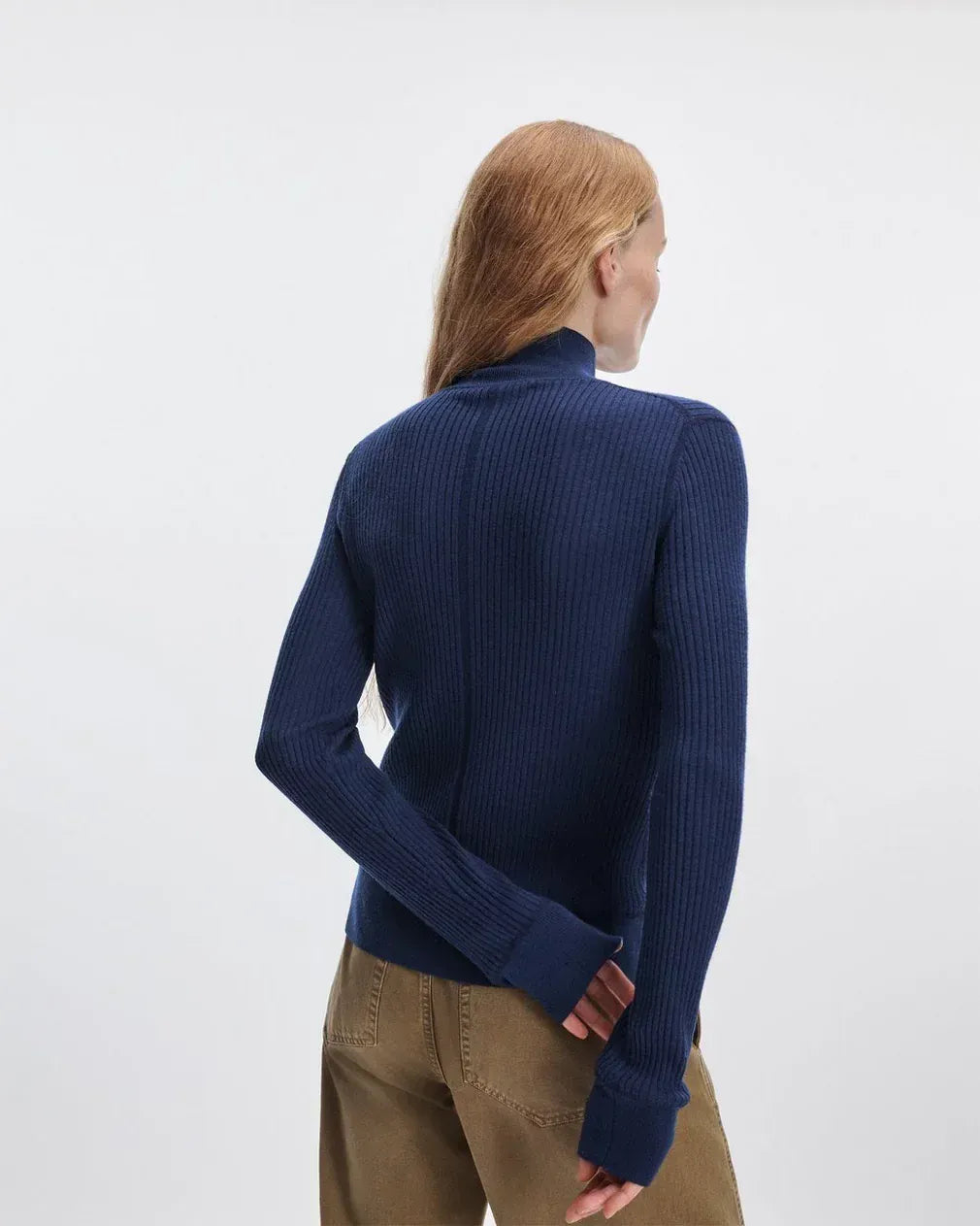 Rag & Bone sweaters Rag & Bone - Lucy merino wool henley in Navy