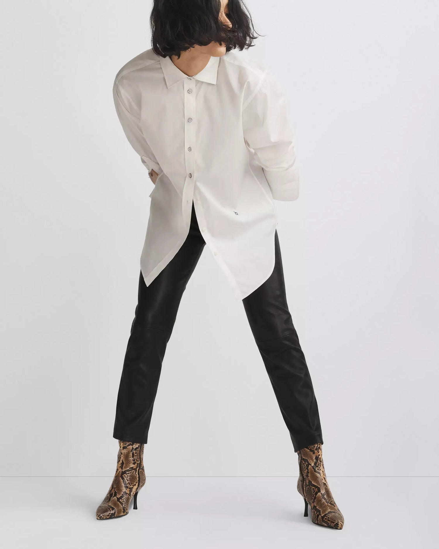 Rag & Bone Tops Rag & Bone - Diana Poplin Shirt in White