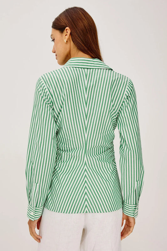 Rails Blouses Rails - Caralyn top in emerald stripe