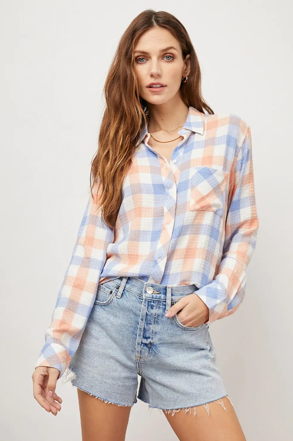 Rails Blouses S Rails - Brady Shirt in Blue Melon