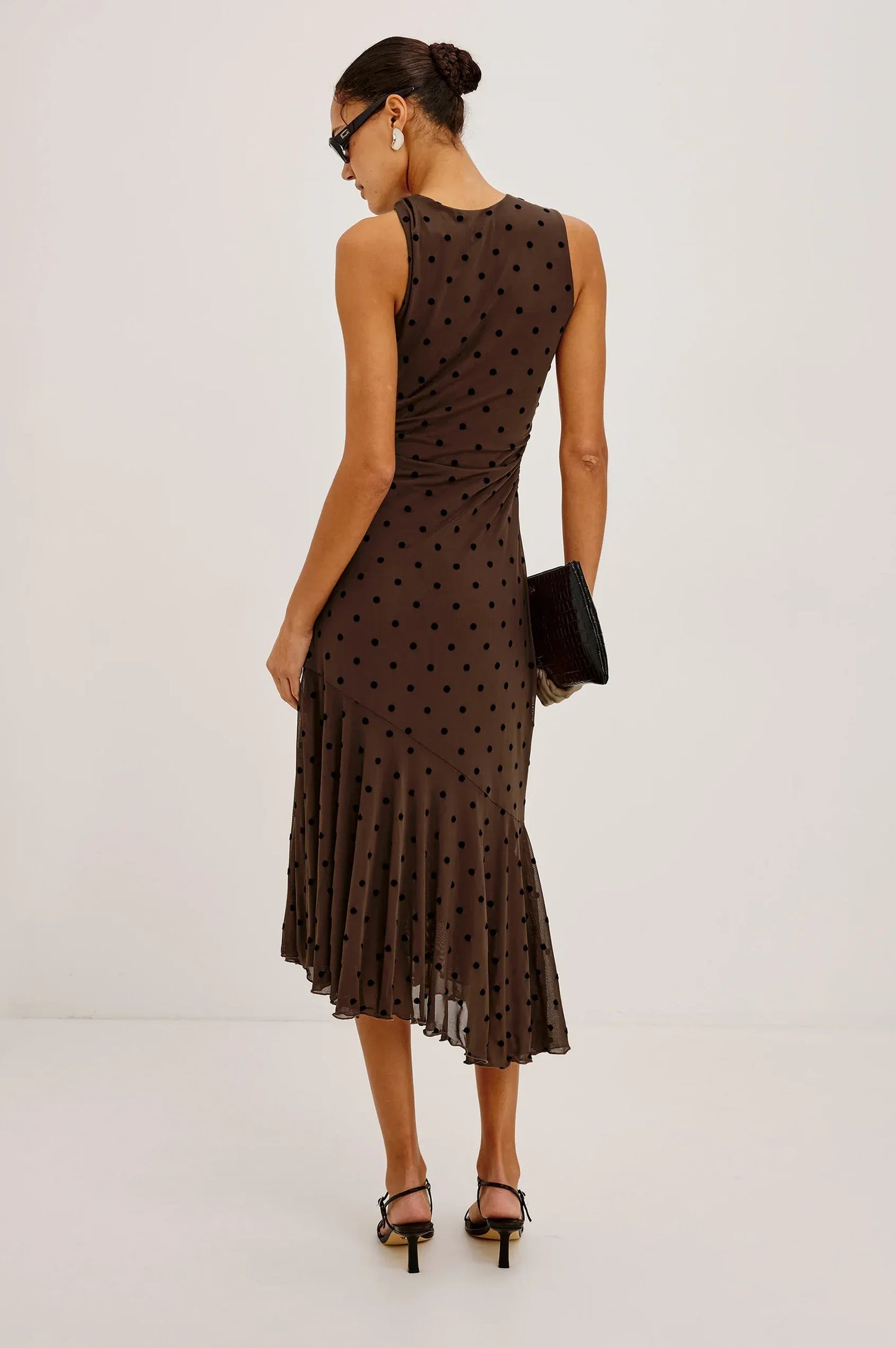 Rails Dresses Rails - Daija dress in Chocolate polka dot