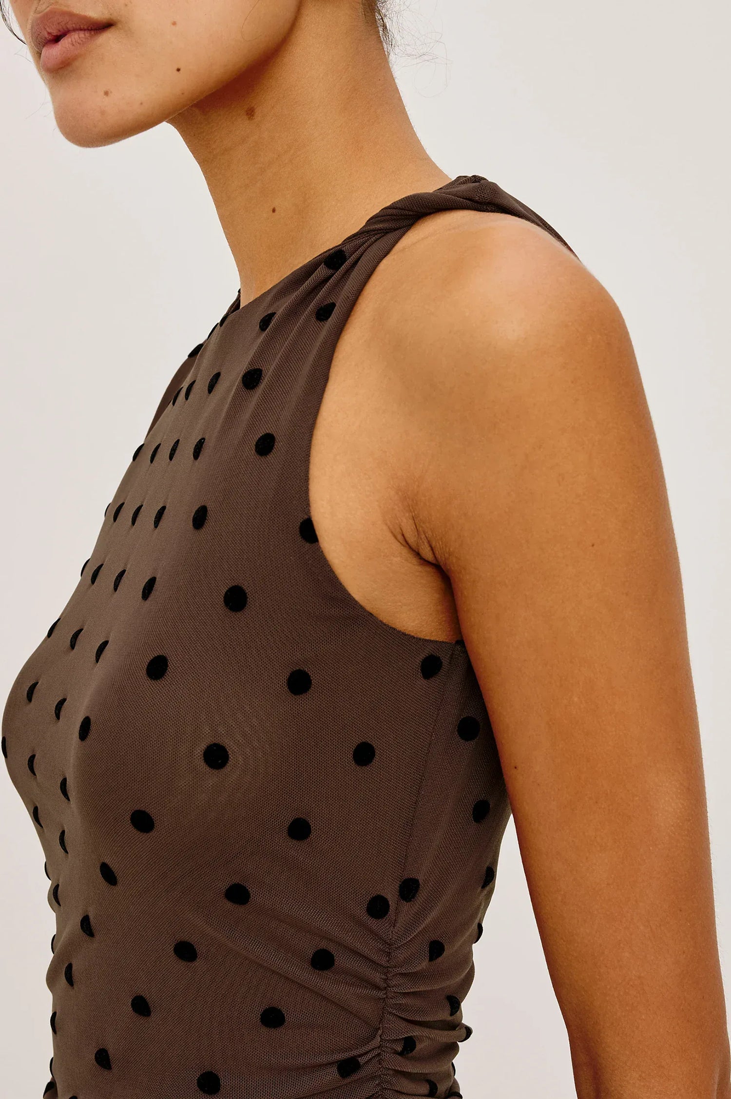 Rails Dresses Rails - Daija dress in Chocolate polka dot