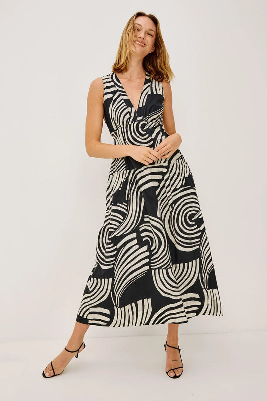 Rails Dresses Rails - Genevieve dress in onyx waves
