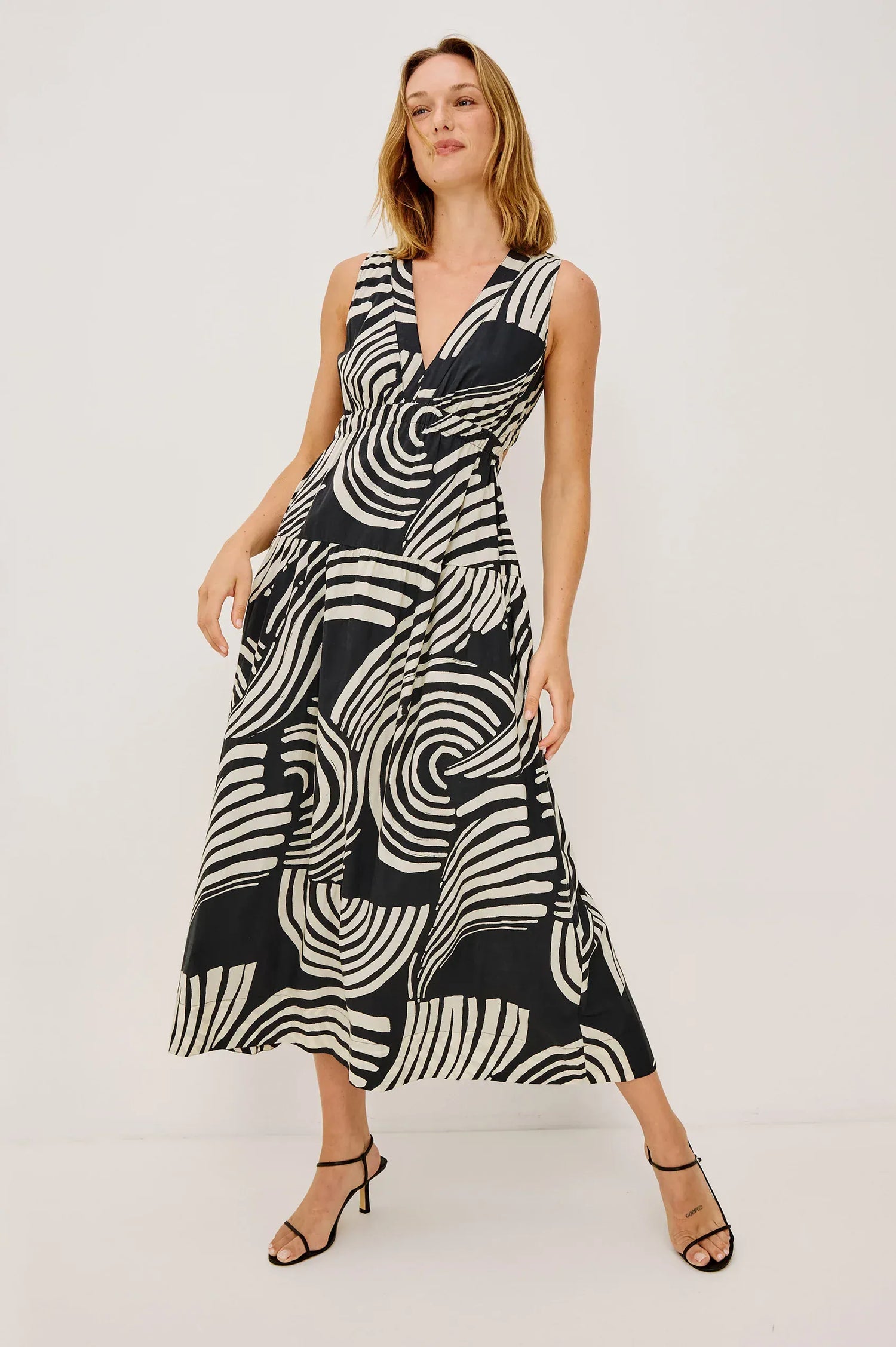 Rails Dresses Rails - Genevieve dress in onyx waves