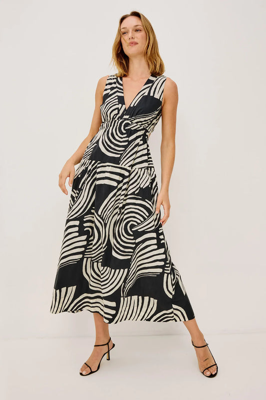 Rails Dresses Rails - Genevieve dress in onyx waves