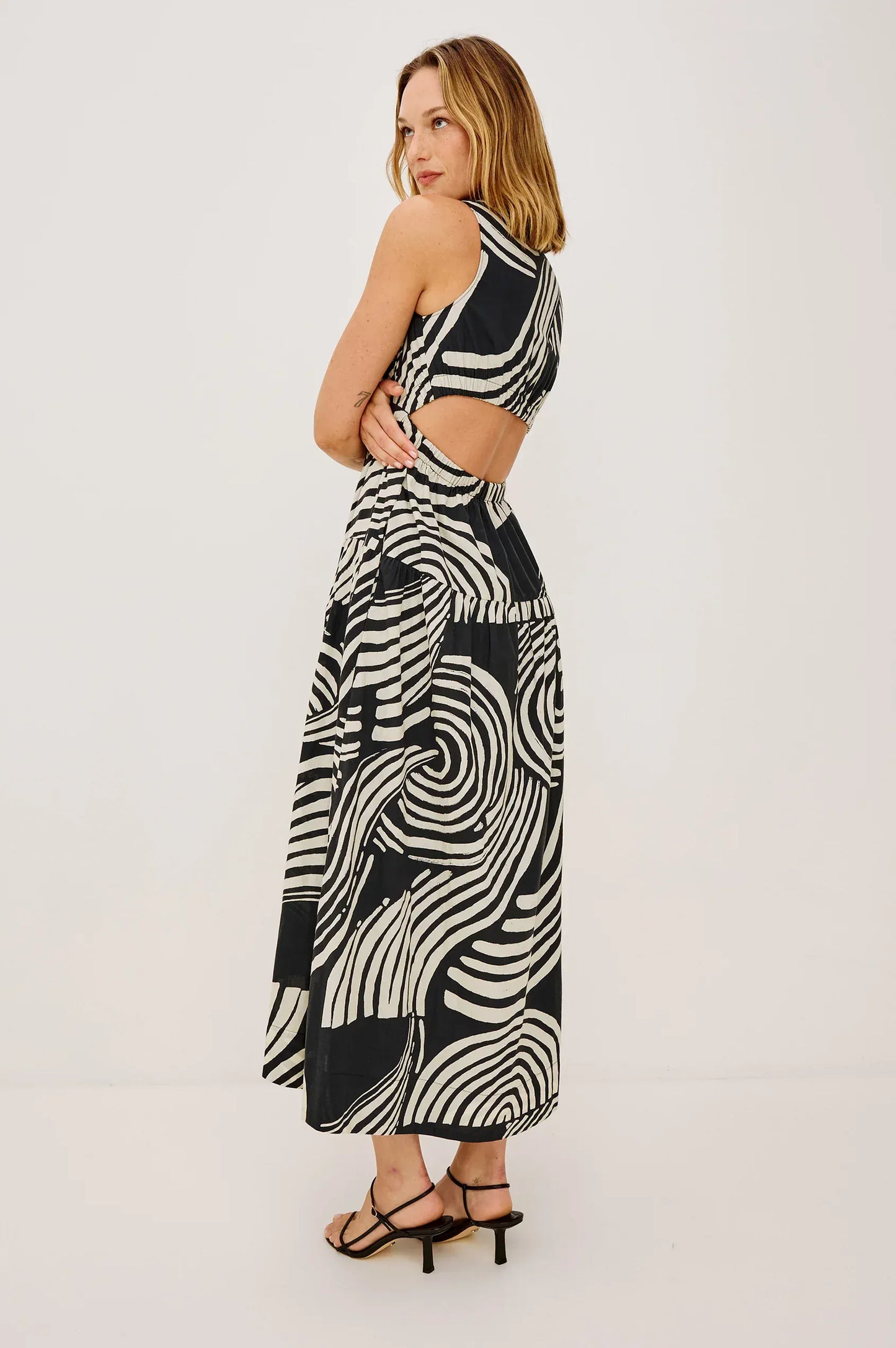 Rails Dresses Rails - Genevieve dress in onyx waves