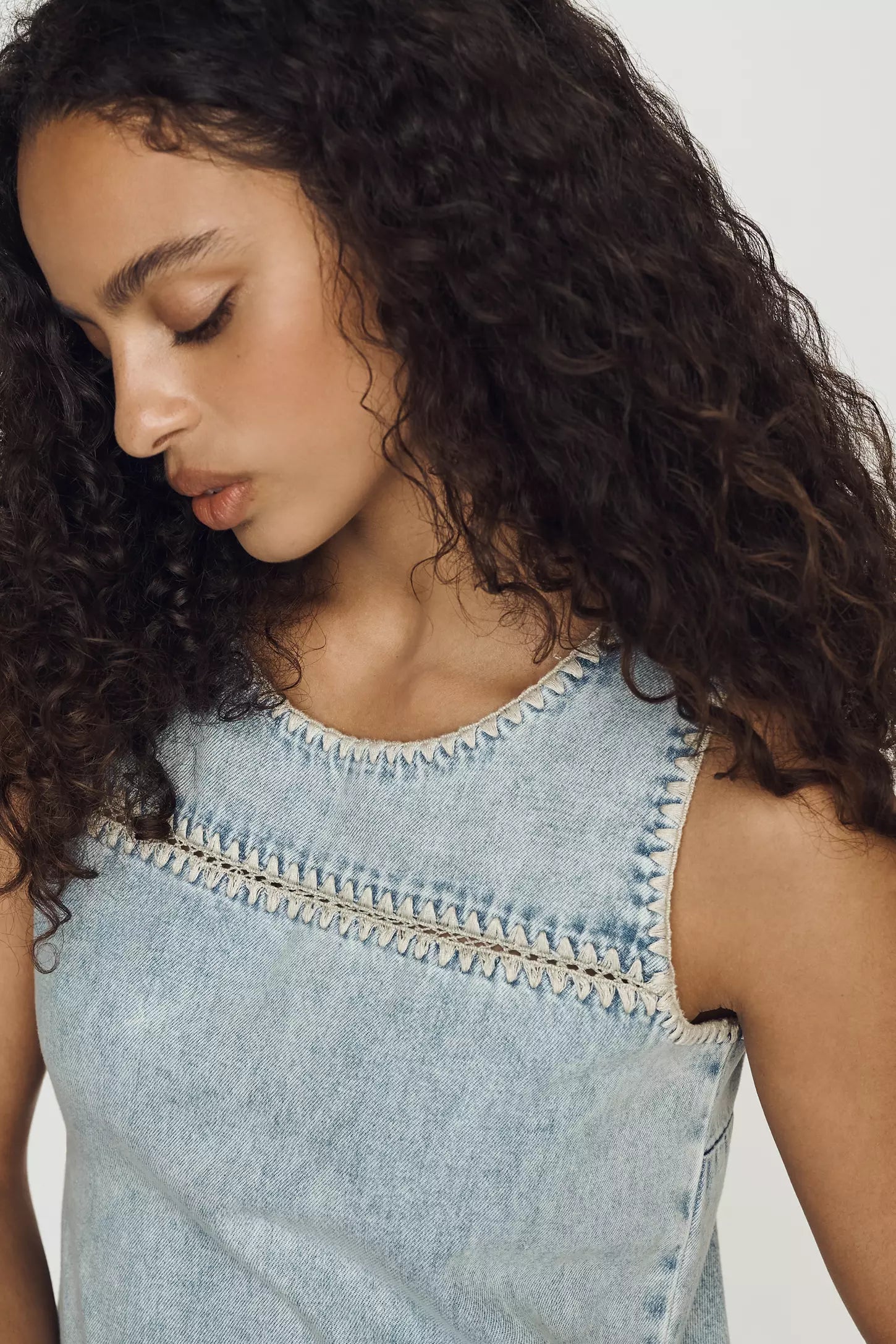 Rails Dresses Rails - Lindsey dress in bleached indigo