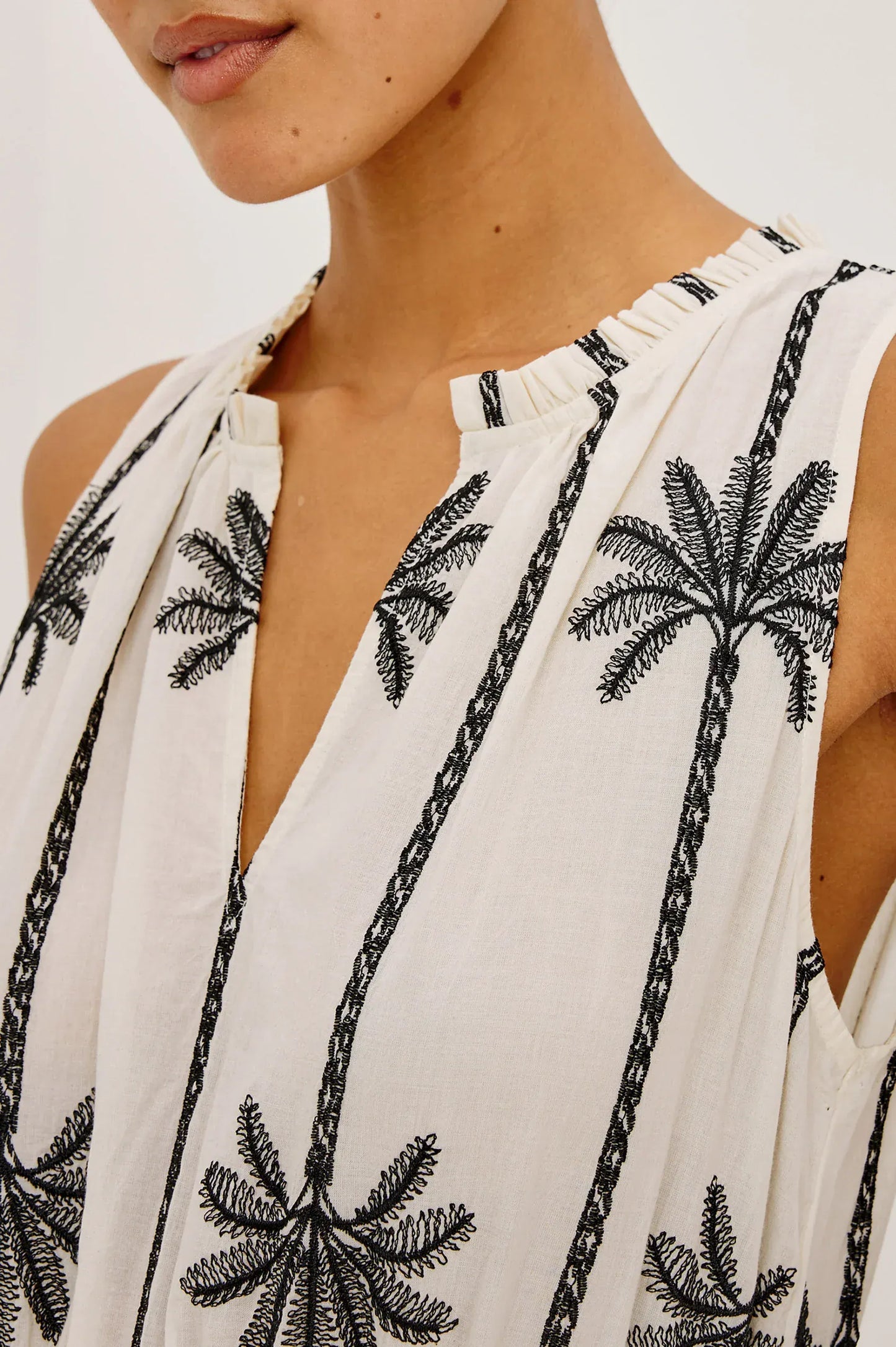 Rails Dresses Rails - LouLou dress in Embroidered Palms
