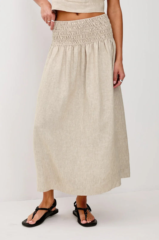 Rails Dresses XS Rails - Alessa Skirt in Heathered Flax