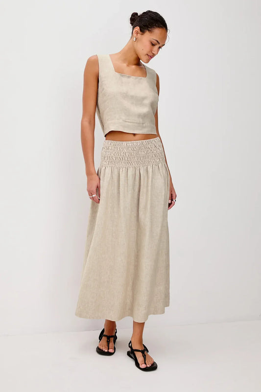 Rails Dresses XS Rails - Alessa Skirt in Heathered Flax