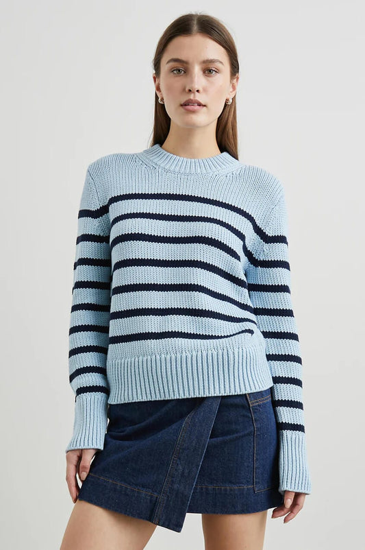 Rails Jackets Rails - Alise sweater in Sky navy stripe