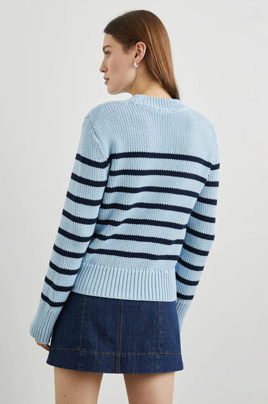Rails Jackets Rails - Alise sweater in Sky navy stripe