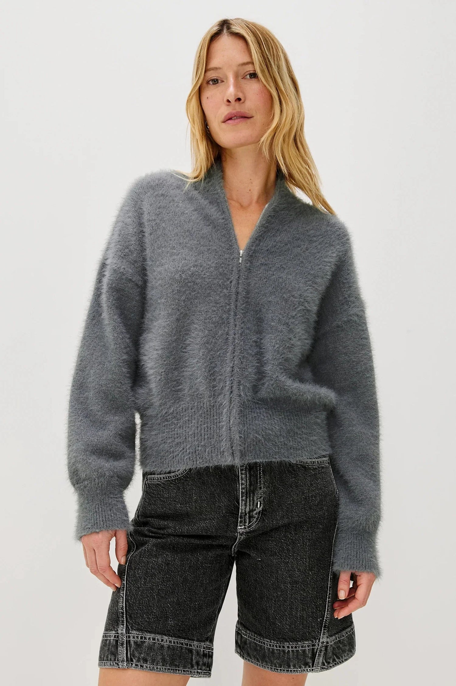 Rails Jackets Rails - Kerry sweater in heather charcoal