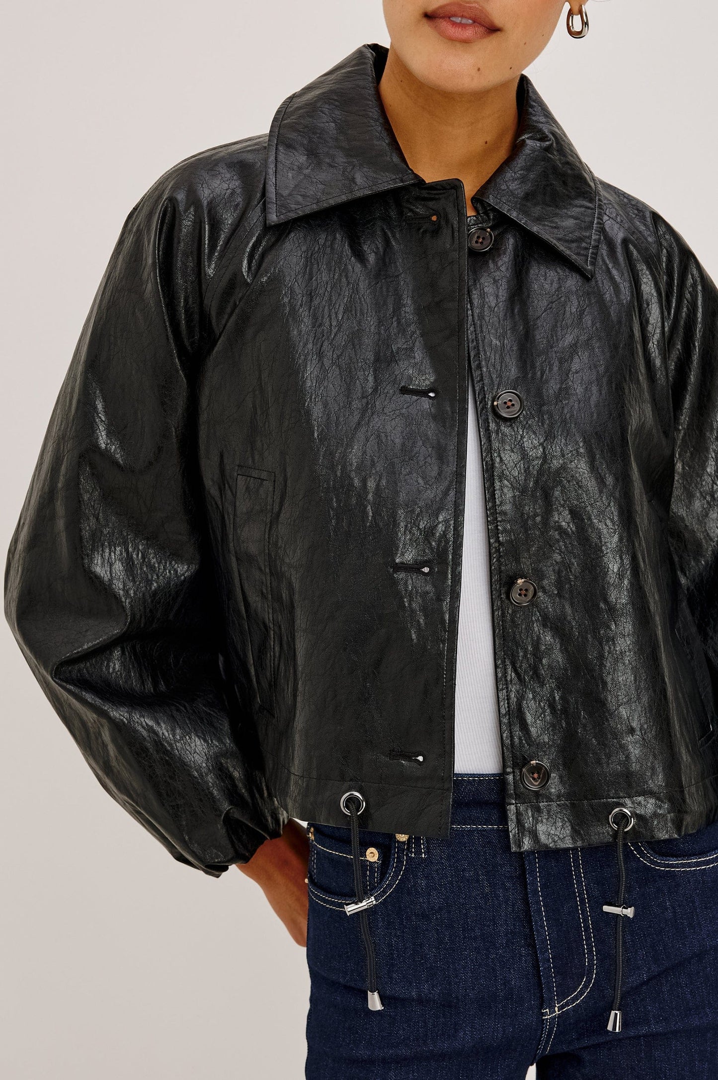 Rails Jackets Rails - North jacket in faux leather black