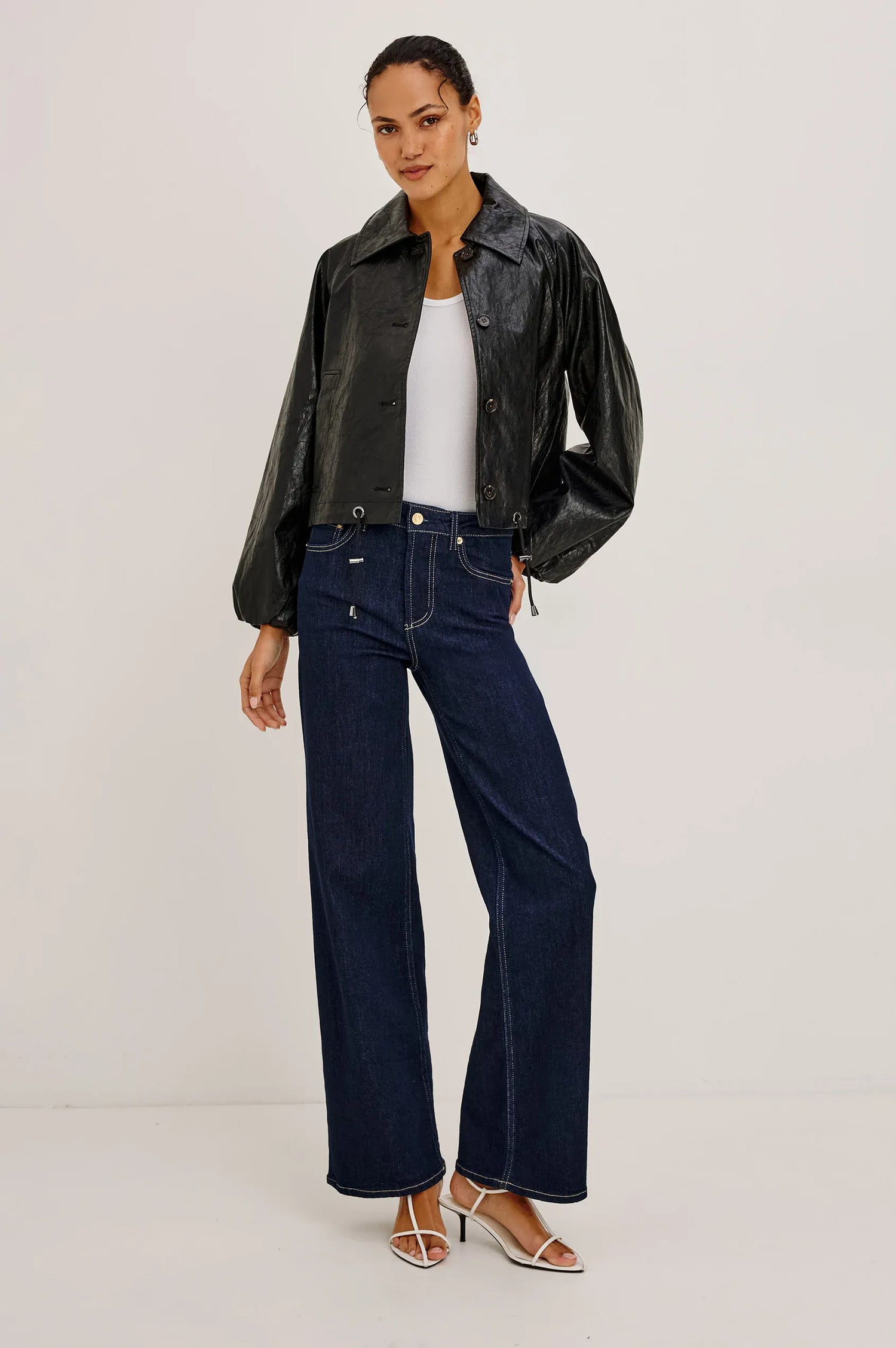 Rails Jackets Rails - North jacket in faux leather black