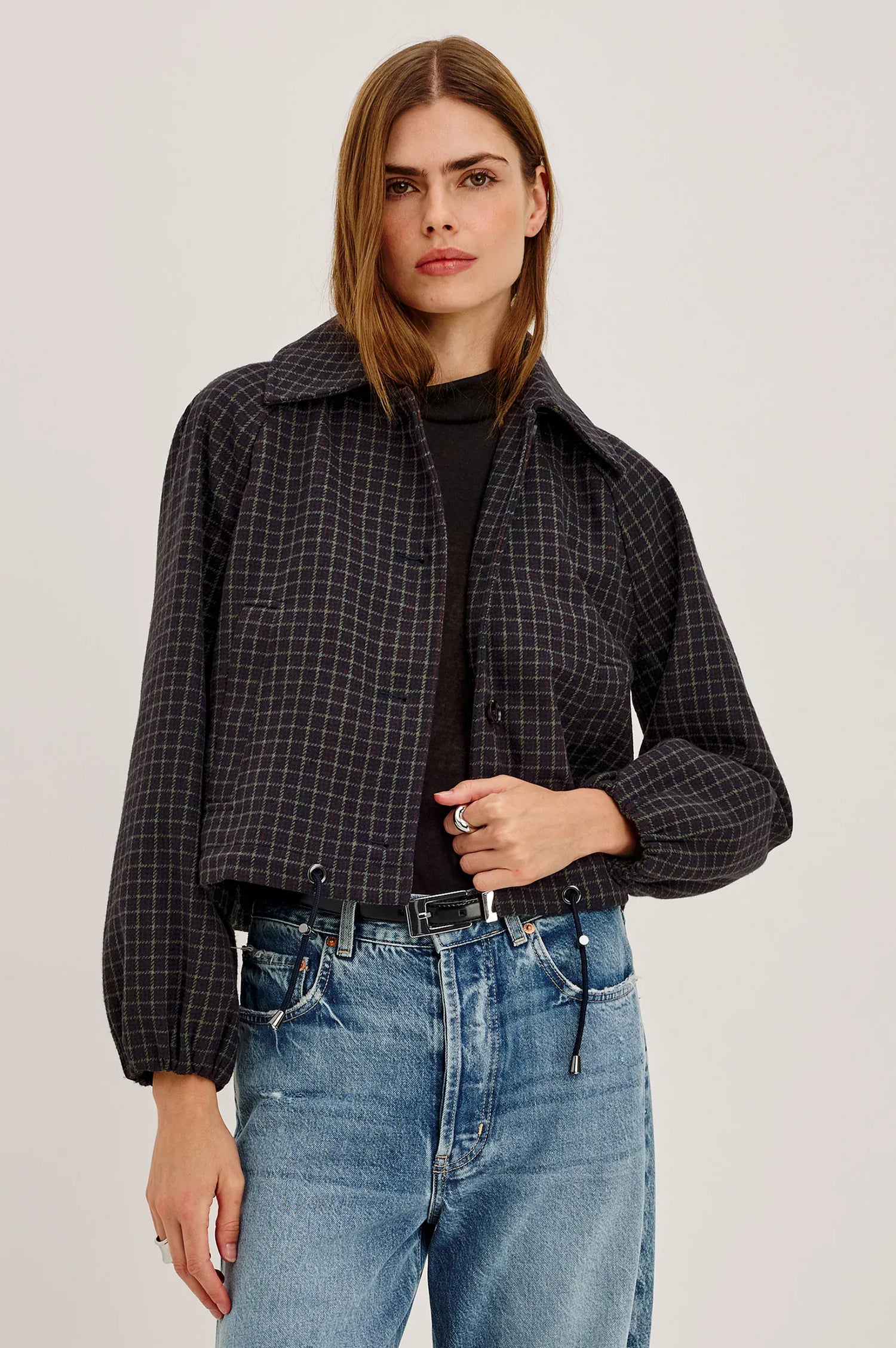 Rails Jackets Rails - North jacket in mulberry check