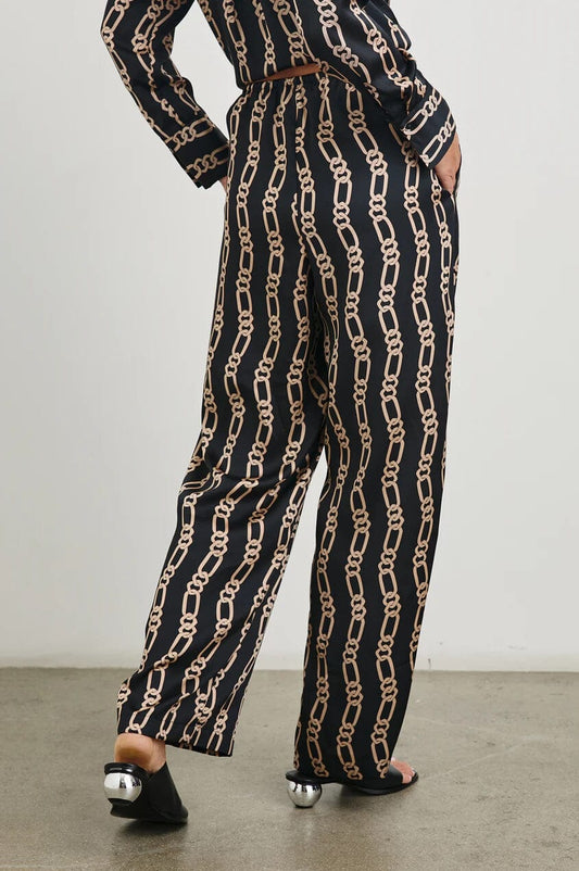 Rails Pants Rails - Damani Pant in Black Gold Chain Link