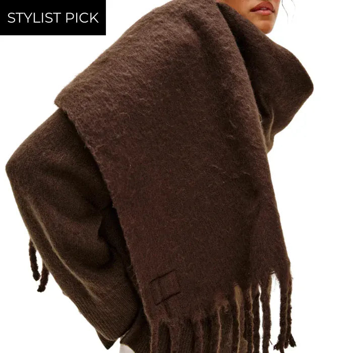 Rails Scarves & Shawls O/S Rails - Oslo scarf in Walnut